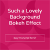 Motion Background Bokeh & Circles Animation