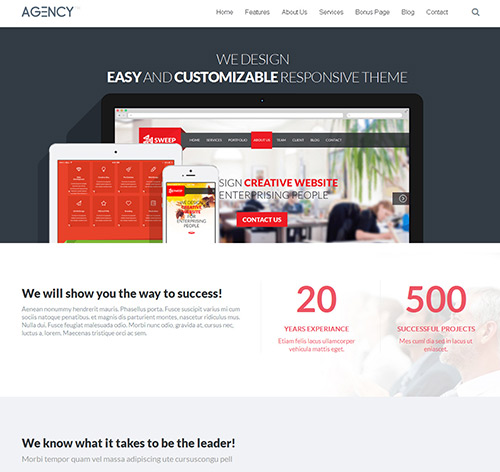 Agency - Corporate Clean Joomla Template