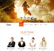 Boom - Responsive Onepage Drupal Theme