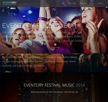 Eventory - Responsive Events Joomla Template
