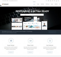 Evolve - Responsive Multi-Purpose Website Template