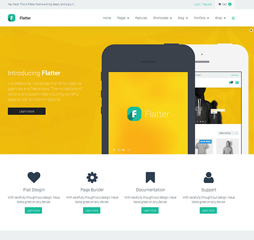 Flatter - Multi-Purpose Theme for Your Creativity