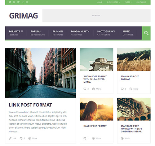 Grimag: AD Optimized Magazine