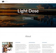 LightDose — Flat&Minimal WordPres Theme