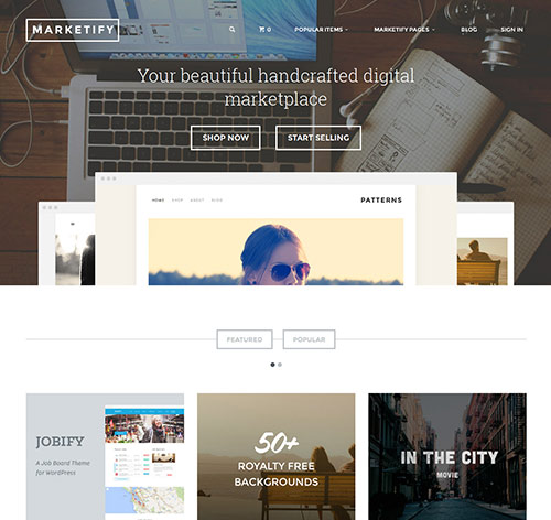 Marketify - Marketplace WordPress Theme