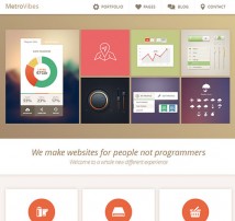 Metro Vibes - Showcase WordPress Theme
