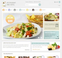 Restaurant - WordPress Jigoshop Theme