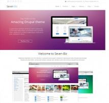 Seven-Biz - Responsive Multipurpose Drupal Theme