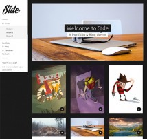 Side - Full Width Creative WordPress Theme