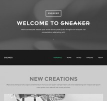 Sneaker – Responsive Portfolio WordPress Theme