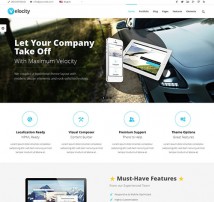 Velocity Responsive Multi-Purpose WordPress Theme