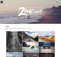 Zancudo - Mighty fullscreen theme for creatives