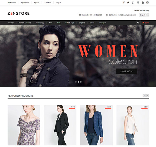 Zenstore - Responsive Magento Theme