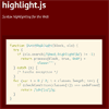 Highlight.js : Javascript syntax highlighter