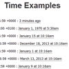 Time : jQuery Plugin to Display the Time since an event
