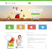 Organic Food - Responsive Joomla Template