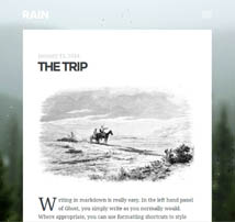 RAIN - Responsive WordPress Theme