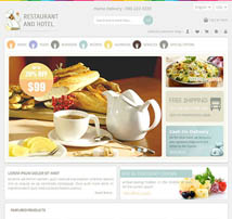 Restaurant and Hotel - Magento Responsive Theme