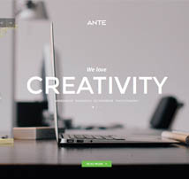 ANTE - One Page Parallax HTML5 Modern Template