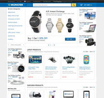 Monster Responsive Magento Theme