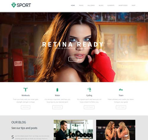 Sport – Multi Purpose Sportive WordPress Theme