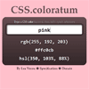 CSS coloratum : Share & convert CSS colors