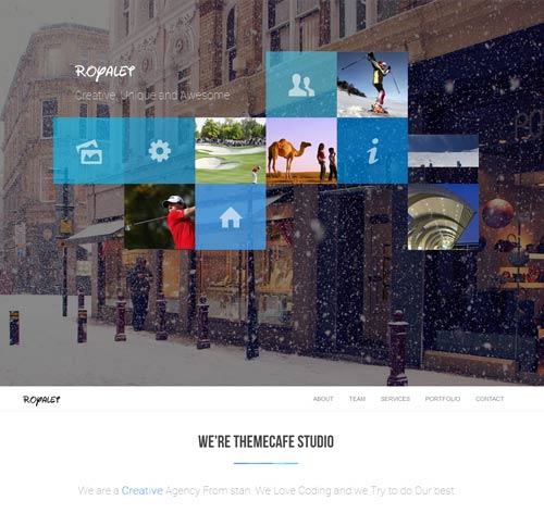Royalet - Creative Responsive Portfolio Template