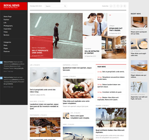 Royal News - Responsive News, Magazine, Blog