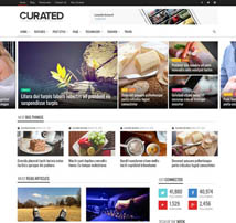 Curated | Ultimate Modern Magazine Theme