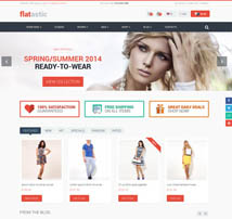 Flatastic Responsive Multipurpose VirtueMart Theme
