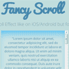 Fancy Scroll : jQuery Overflow Scroll Effect like on iOS/Android