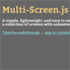 Multi-Screen.js : jQuery plugin Turns a Single page into Collection of Screens