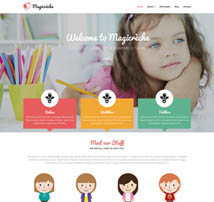 Magicreche - Responsive Crèche WordPress Theme
