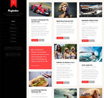 Magtastico Responsive Masonry Blog WordPress Theme
