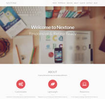 TD Nextone - Responsive One Page Joomla Template