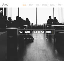 Patti - Parallax One Page WordPress Theme