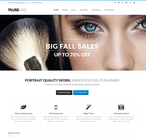Plussone - Joomla Business Template