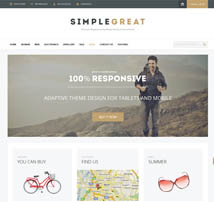 SimpleGreat - Premium WordPress WooCommerce theme
