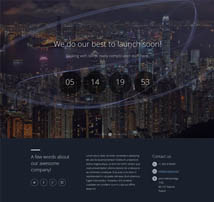Spline — Animated Coming Soon Page Template