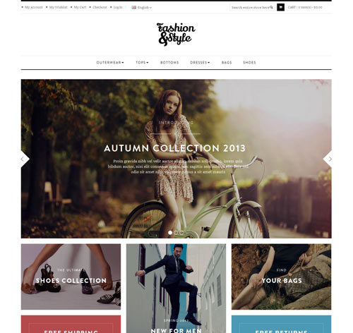 Ves Fashion Responsive Magento Theme