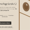 Pure JS One Page Scroll