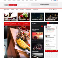 Video Magazine - HTML Magazine Template