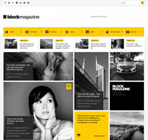 Block Magazine - Flat and Minimalist Blog Theme