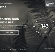 En Cours - Responsive Coming Soon Template