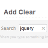 Add-Clear : jQuery Plugin to add Clear button to your Input fields