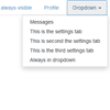 Droptabs : jQuery Plugin for Bootstrap Tabs