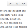 RV Font Size jQuery Plugin