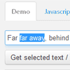 jQuery Selection : Selection text/caret operation jQuery plugin