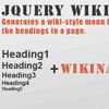 jQuery WikiNav