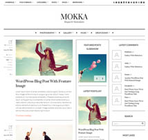 Mokka - Minimal & Elegant WordPress Blog
